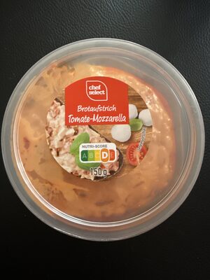 Brotaufstrich Tomate-mozzarella