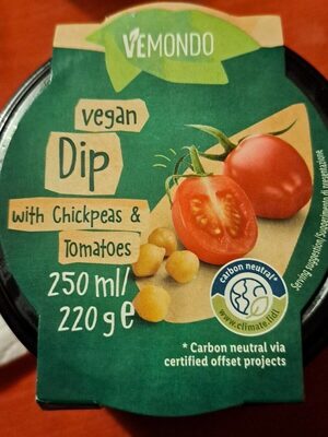 Vegan Dip With Chickpeas & Tomatoes
