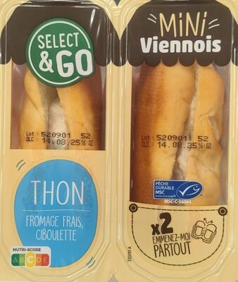Mini Viennois Thon Fromage Frais Ciboulette