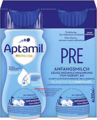 Aptamil Pronutra Anfangsmilch Pre 4x200ml Trinkfertig
