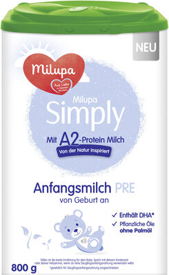 Milupa Simply Mit A2-protein Milch Anfangsmilch Pre 800g