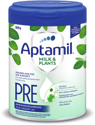 Aptamil Milk & Plants Anfangsnahrung Pre Von Geburt An 800g