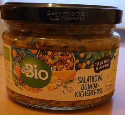 Salatbowl Quinoa-kichererbse