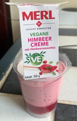 Vegane Himbeer Creme