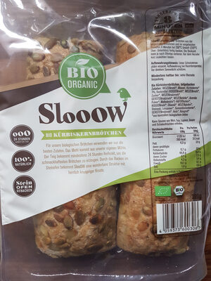 Slooow Bio Kürbiskernbrötchen