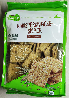 Bio-knusperknäcke-snack - Dinkel & Quinoa