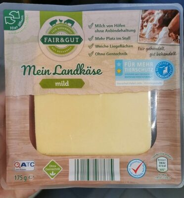 Mein Landkäse Schnittkäse, 48% Fett I.tr