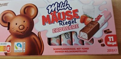 Milchmäuse-riegel - Erdbeere