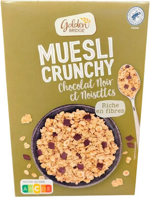 Muesli Crunchy Chocolat Noir Et Noisettes