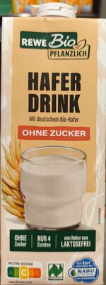Hafer Drink Ohne Zucker