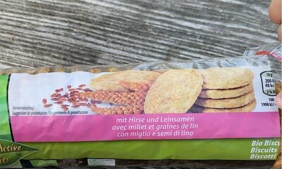 Bio Biscuit Millet Et Graine De Lin