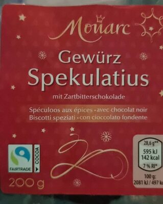 Spéculoos Aux Épices Avec Chocolat Noir