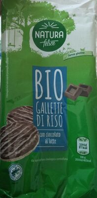 Bio Gallette Di Riso Con Cioccolato Al Latte