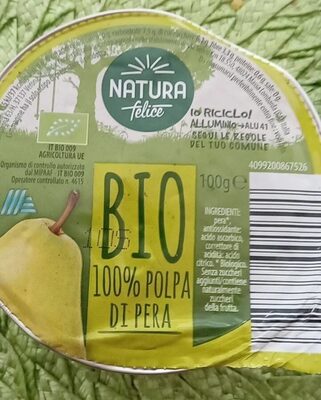 Polpa Di Pera Bio