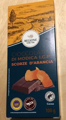 Cioccolato Di Modica Igp Con Scorze D’arancia
