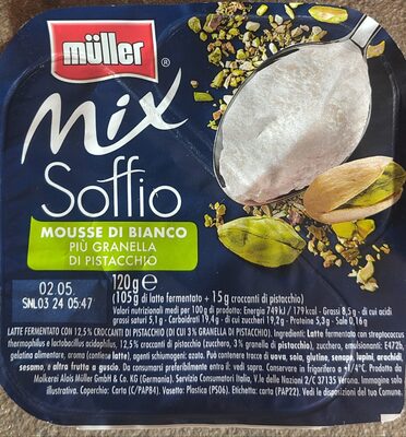Muller Mix Soffio Al Pistacchio