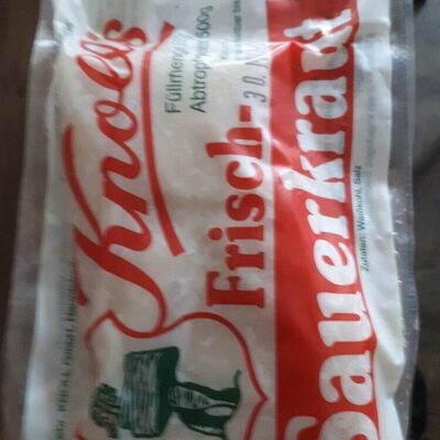 Knoll's Frisch Sauerkraut