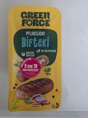 Pflanzliche Bifteki