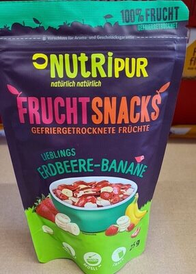 Fruchtsnacks - Erdbeere-banane