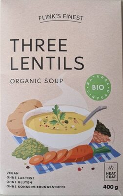 Three Lentils Organic Soup