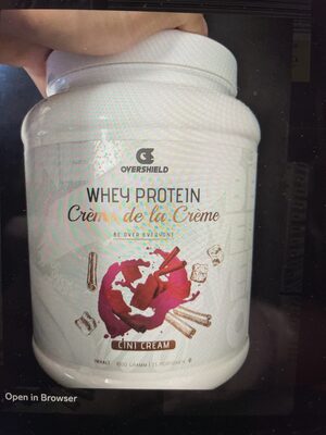 Whey Protein Creme De La Creme Cini Cream