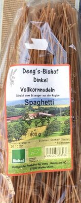 Spaghetti Vollkornnudeln