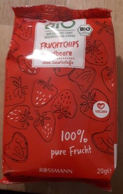 Fruchtchips Erdbeere