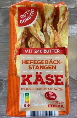 Hefegebäckstangen Käse