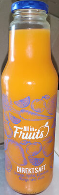 Direktsaft - Orange, Apfel, Karotte, Mango & Yuzu