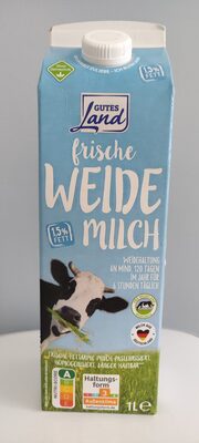 Frische Weidemilch 1,5%
