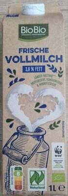 Frische Vollmilch 3,8%