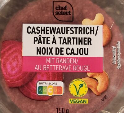 Cashewaufstrich Mit Randen