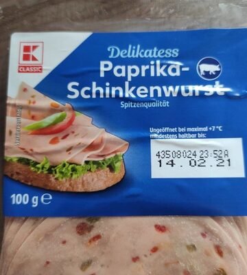 Paprika-schinkenwurst