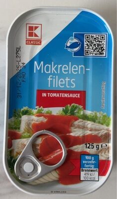Makrelenfilets In Tomatensauce