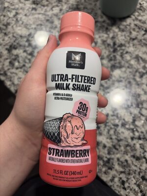 Strawberry Ultra Filtered Milk Shake