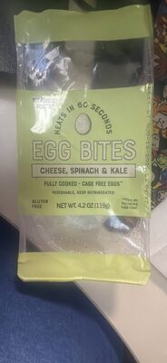Egg Bites Cheese, Spinach & Kale