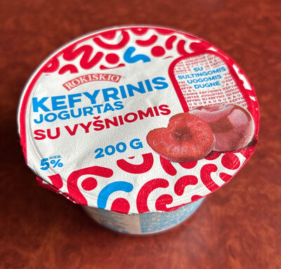 Kefyrinis Jogurtas Su Vyšniomis