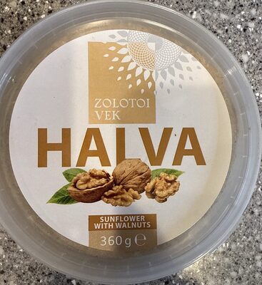Sunflower Halva With Walnuts