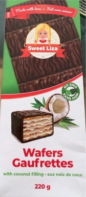 Sweet Liza Wafers With Coconut Filling