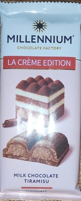 Шоколад Молочний "la Creme Edition Milk Chocolate Tiramisu"