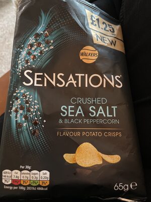 Sensations Crushed Sea Salt And Black Peppercorn