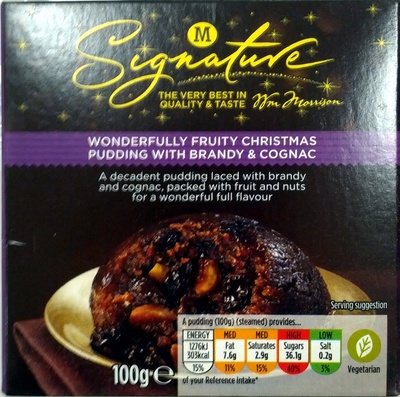 Wonderfully Fruity Christmas Pudding With Brandy And Cognac