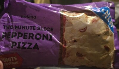 Two Minute Slice Pepperoni Pizza