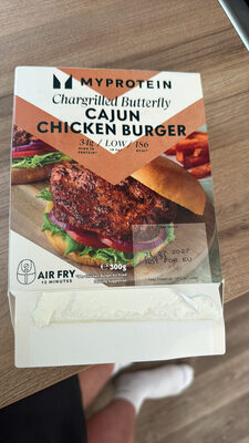 Chargrilled Buttery Cajun Chicken Burger