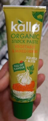 Organic Stock Paste Vegetable And Mixed Herbs