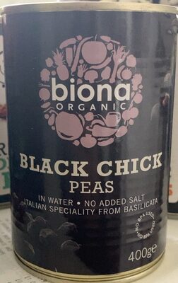 Biona Black Chick Peas Imp