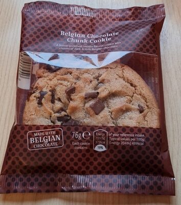 Belgian Chocolate Chunk Cookie