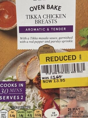 28r 10d Tesco Lamb Shank In Mint Gravy 450g £13.33