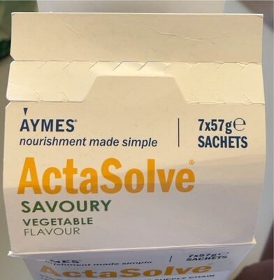 Actasolve Aymes Savoury Vegetable Flavour