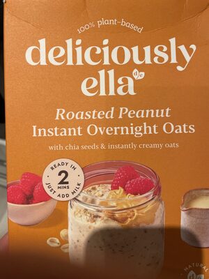 Roasted Peanut Instant Overnight Oats